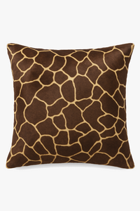 housse de coussin personnalisée motif léopard peluche douce 35 à 60 cm