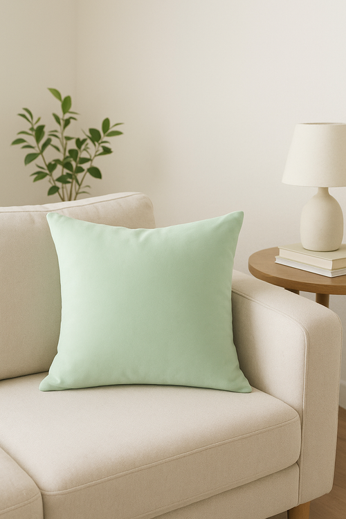 housse de coussin personnalisée en peluche douce minimaliste - vue 2 sur 2