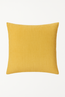housse de coussin personnalisée en velours côtelé rayé 65x65 ou 70x70 cm