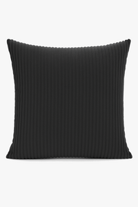housse de coussin rayée en velours côtelé personnalisée grande taille