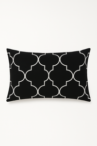 housse de coussin rectangle 30 x 50 cm motif mandala géométrique élégant