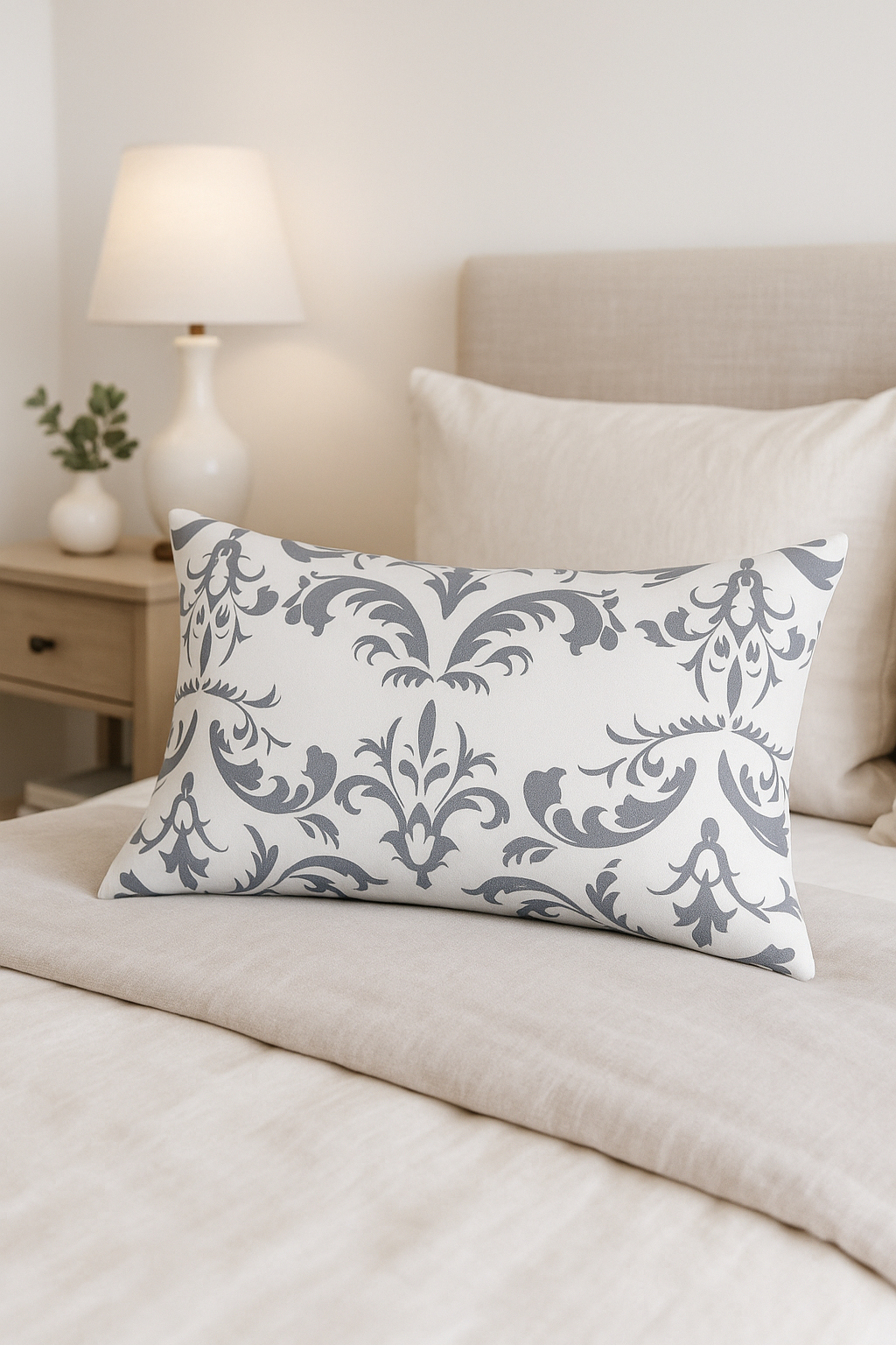 housse de coussin rectangle polyester mandala géométrique 30 x 50 cm - vue 3 sur 2