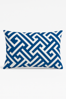 housse de coussin rectangulaire animaux marins bleus 30 x 50 cm
