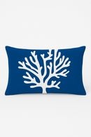 housse de coussin rectangulaire animaux marins motif bleu 30 x 50 cm