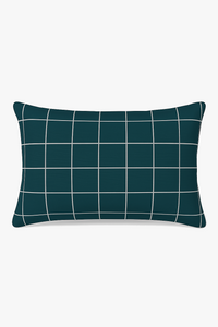 housse de coussin rectangulaire arc-en-ciel et motif végétal
