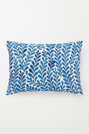 housse de coussin rectangulaire motif fleurs tropicales 30x50 cm