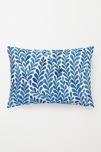housse de coussin rectangulaire motif fleurs tropicales 30x50 cm