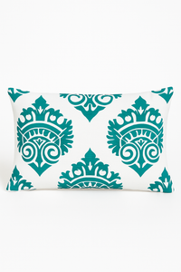 housse de coussin rectangulaire motif géométrique coloré 30 x 50 cm