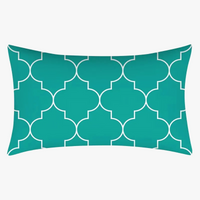 housse de coussin rectangulaire motif mandala géométrique élégant 30x50 cm