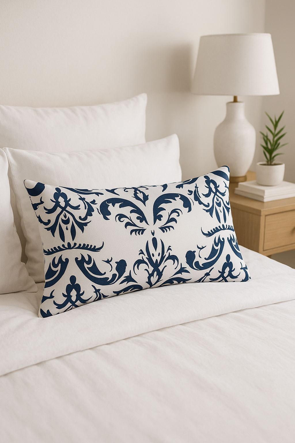 housse de coussin rectangulaire motif mandala géométrique 30 x 50 cm
