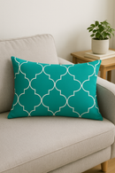 housse de coussin rectangulaire motif mandala géométrique élégant 30x50 cm