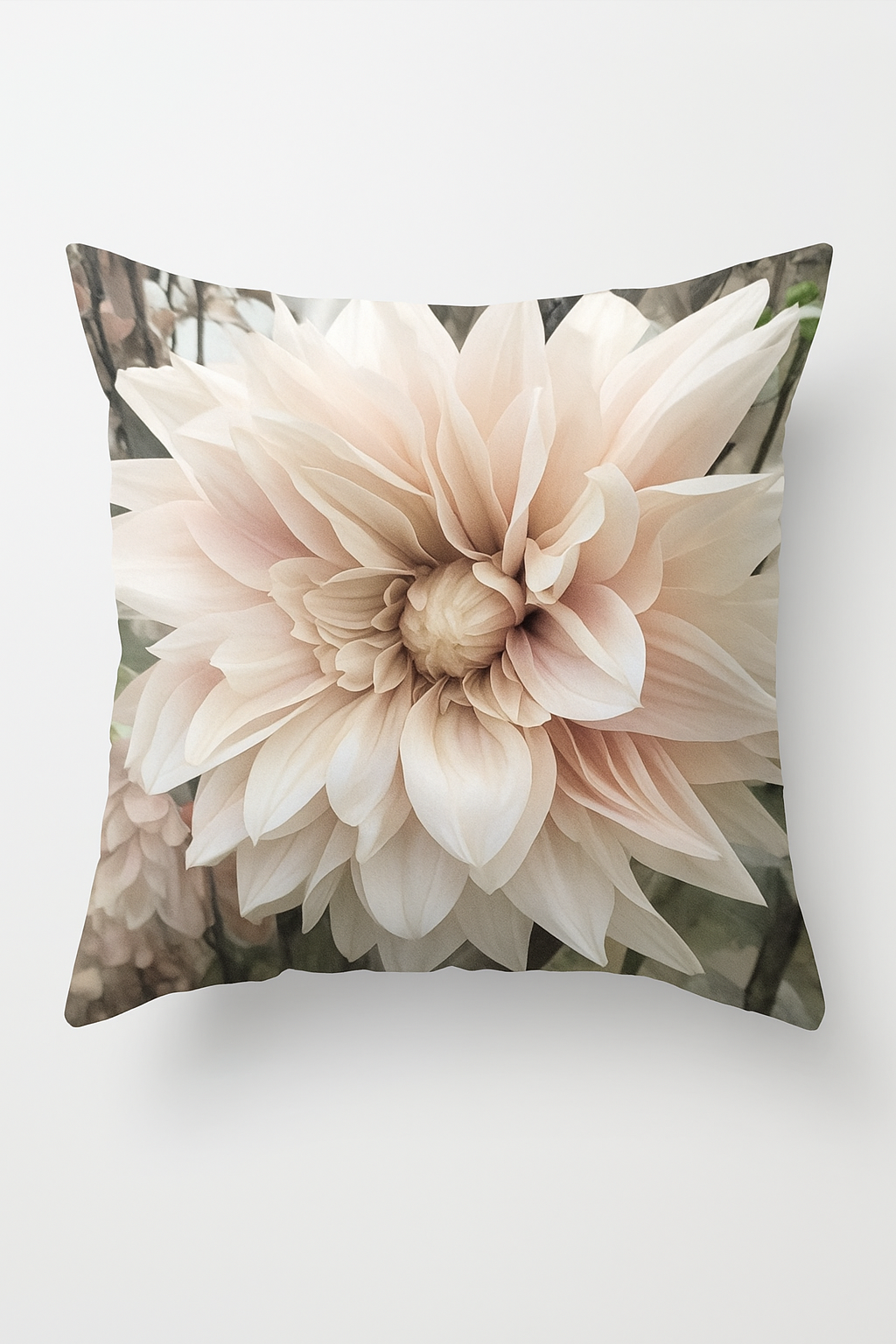 housse de coussin rose motif nordique pour décoration élégante