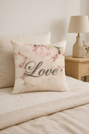 housse de coussin rose style nordique pour décoration élégante