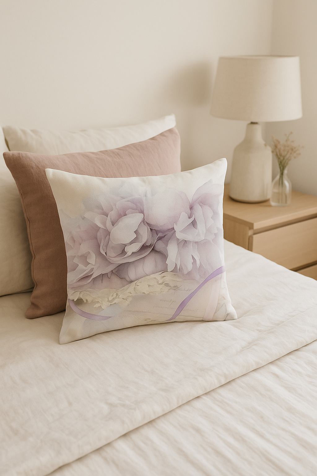housse de coussin rose style nordique pour mariage déco canapé lit - vue 3 sur 2