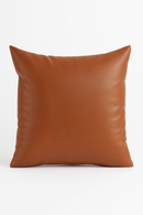 housse de coussin similicuir décoratif 45x45 60x60 pour canapé-lit
