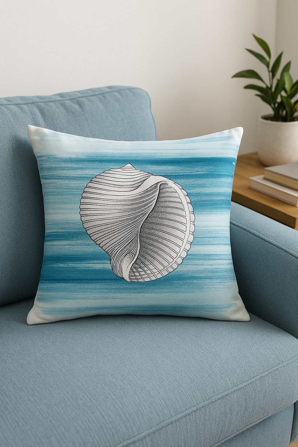 housse de coussin tortue marine décoration originale pour canapé - vue 3 sur 2