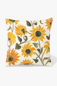 housse de coussin tournesol décoratif pour été