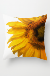 housse de coussin tournesol décorative pour été