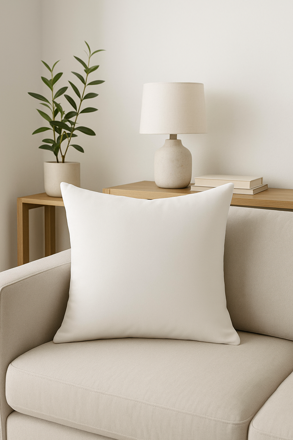 housse de coussin ultra douce style minimaliste personnalisable 40 à 70 cm - vue 3 sur 2