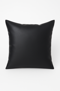 housse de coussin unie en similicuir plusieurs tailles disponibles