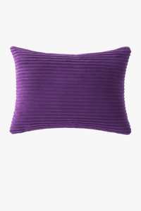 housse de coussin velours côtelé rayé 30x50cm 50x70cm unie