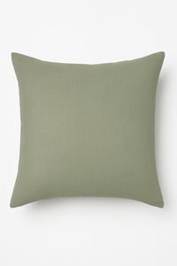 housse de coussin verte géométrique abstraite pour canapé