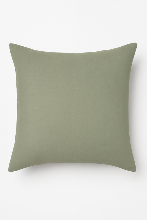 housse de coussin verte géométrique abstraite pour canapé