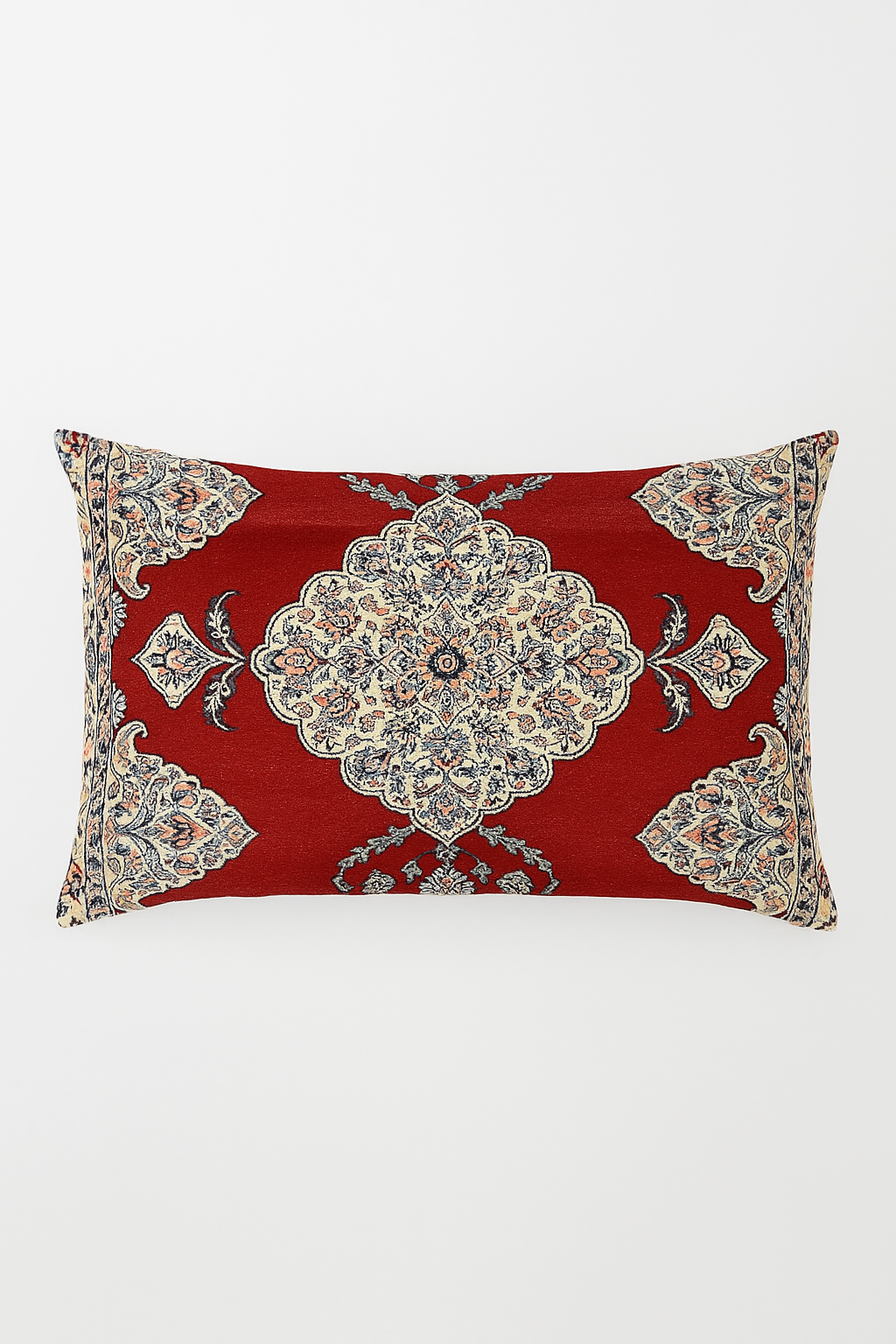 housse de coussin vintage à motif mandala ethnique décoratif