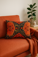 housse de coussin vintage à motif mandala pour canapé ou lit