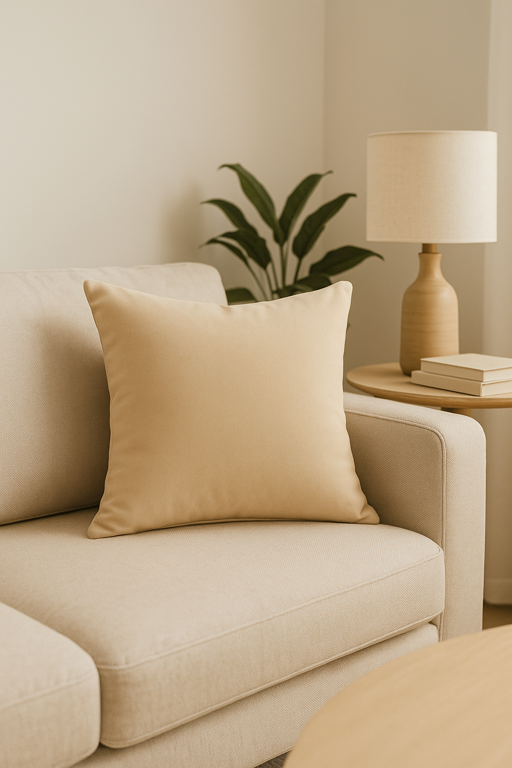 housses de coussin en velours teint unies élégantes et douces