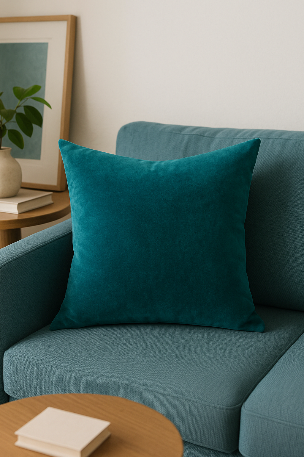 housses de coussin en velours unies pour décoration élégante