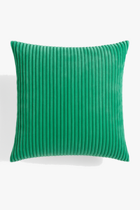 housses de coussin rayées en velours côtelé 30x50cm 50x70cm