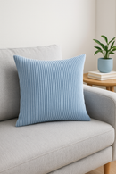 housses de coussin rayées en velours côtelé 30x50 et 50x70 cm