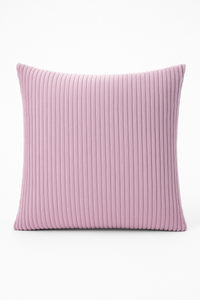 housses de coussin rayées en velours côtelé 30x50cm 50x70cm unies
