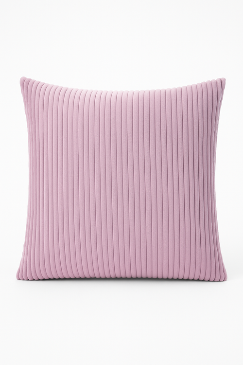 housses de coussin rayées en velours côtelé 30x50cm 50x70cm unies