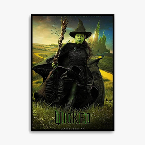 Wicked canvas print poster elphaba and glinda decorative gift
