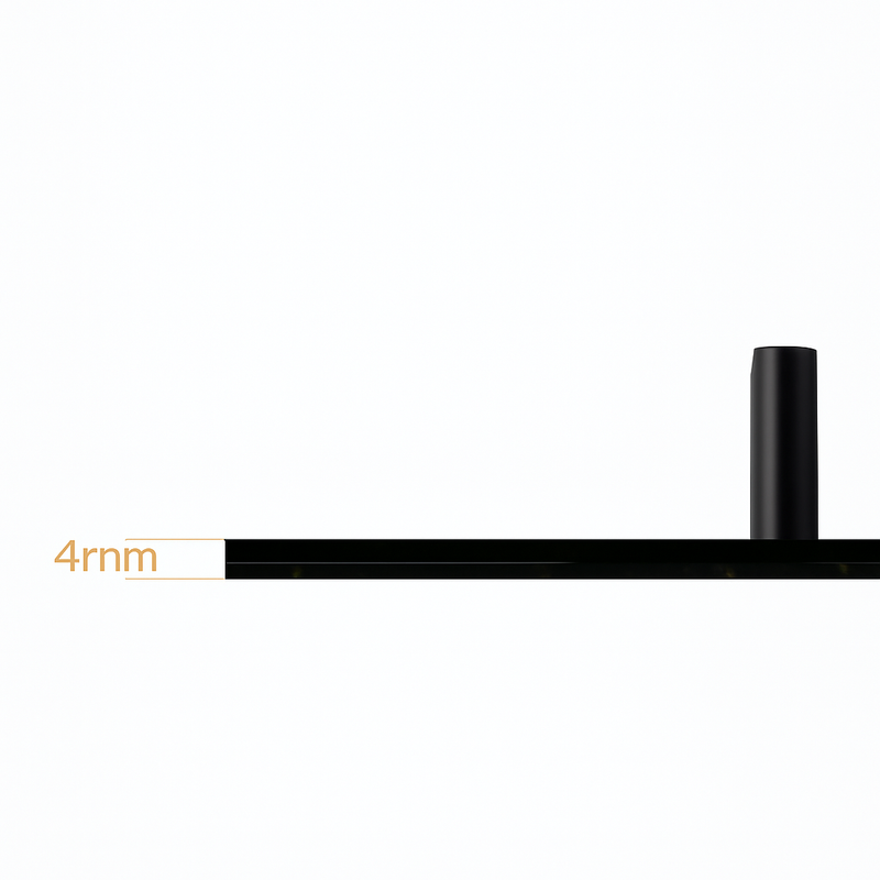 Interrupteur double 2 voies en acier brossé doré