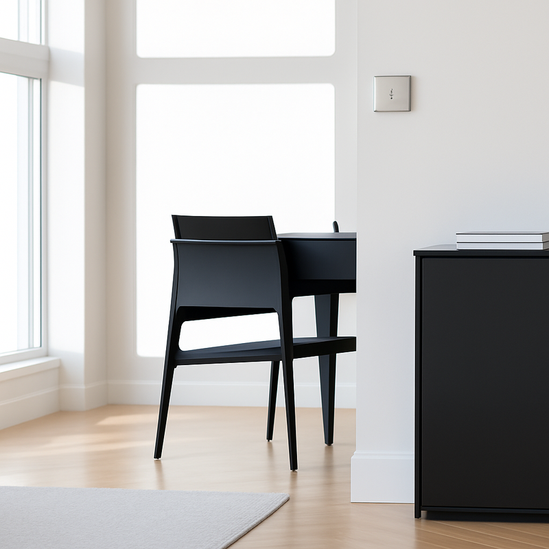 Interrupteur double 2 voies en acier gris clair brossé bords arrondis