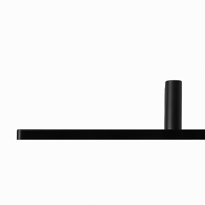 Interrupteur simple 1 voie en acier blanc mat