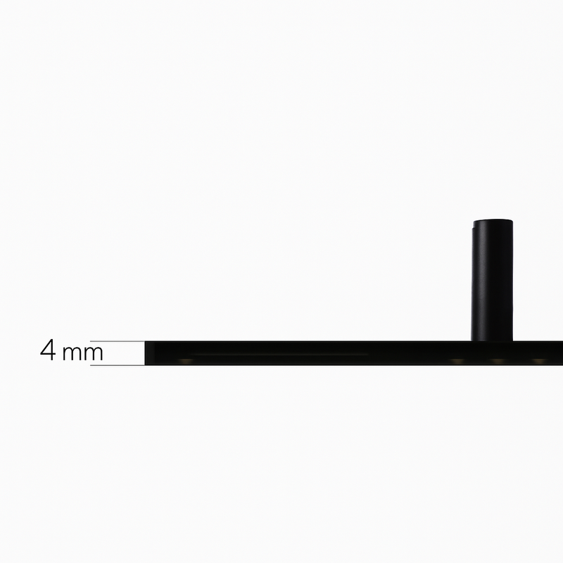 Interrupteur simple 1 voie en acier noir mat