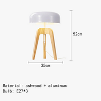 Lampadaire classique en bois