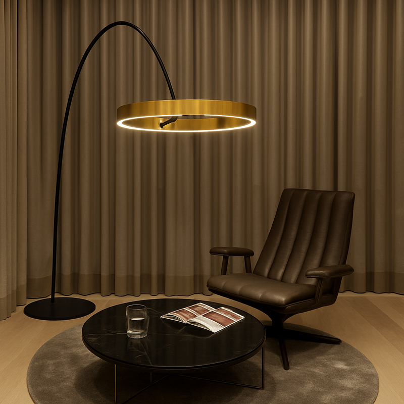 lampadaire design créatif pour intérieur moderne élégant