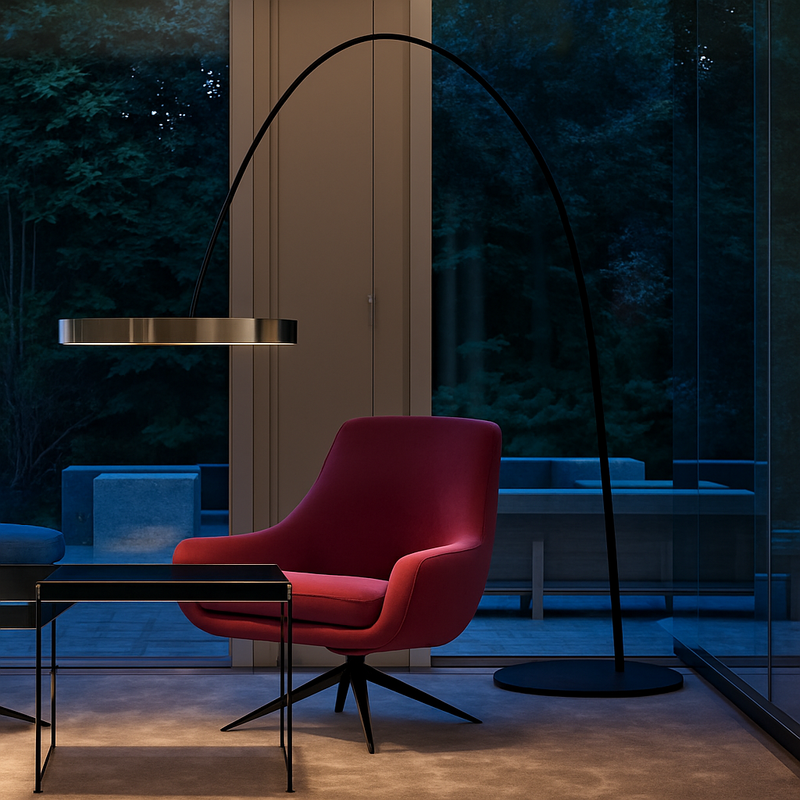 lampadaire design créatif pour intérieur moderne élégant