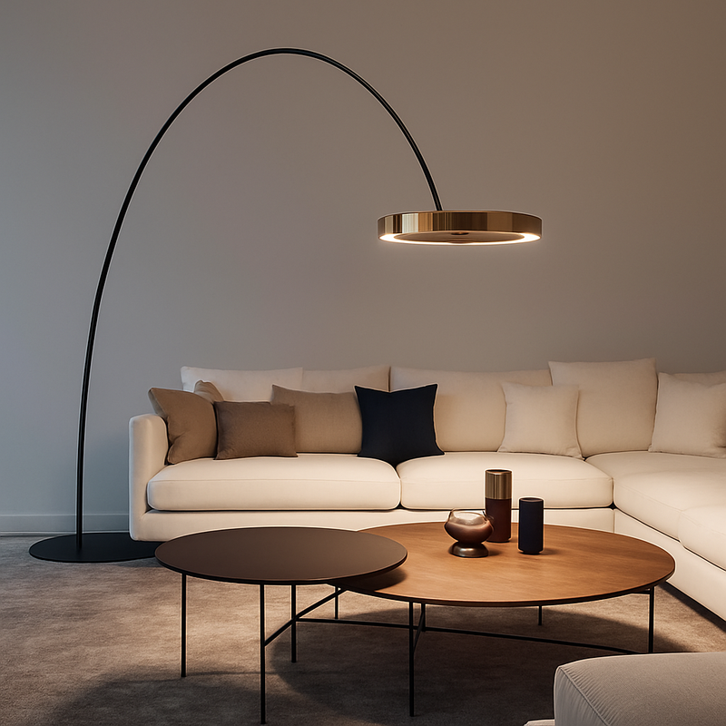 lampadaire design créatif pour intérieur moderne élégant