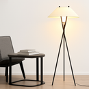 Minimalist fabric floor lamp for contemporary interiors
