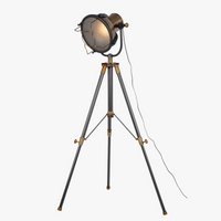 lampadaire en métal lourd style rétro industriel pour divers espaces