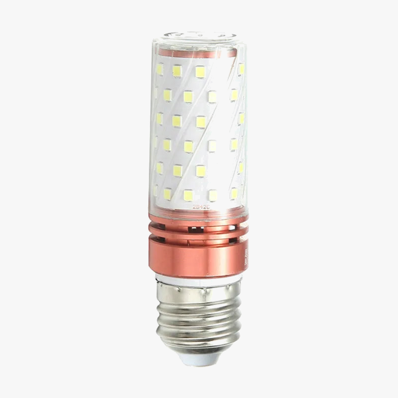 lampadaire en rotin avec abat-jour tissu et lumières led décoratives