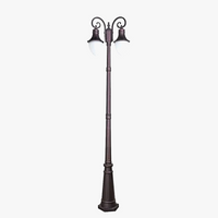 lampadaire extérieur rétro étanche style européen pour jardin