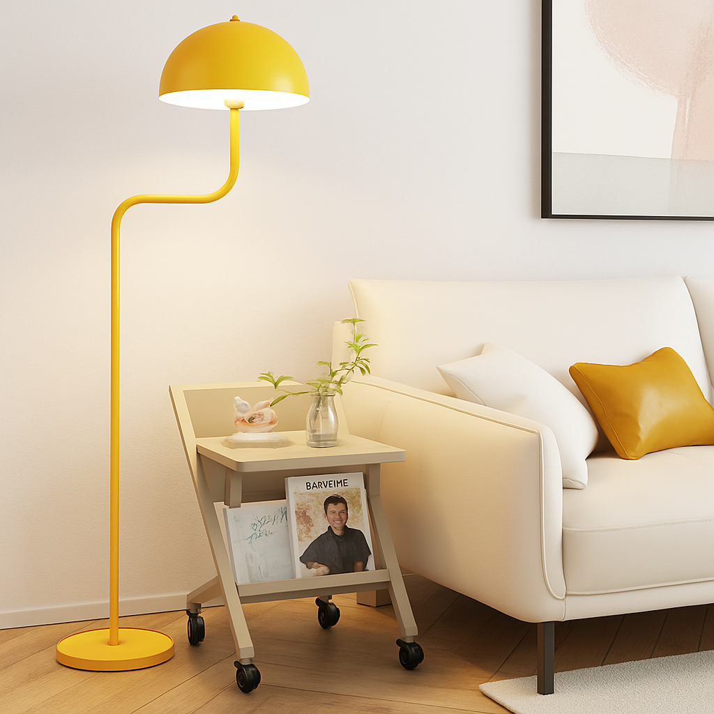 lampadaire à led décoratif pour intérieur et ambiance lumineuse - vue 5 sur 6
