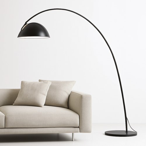 Nordic minimalist LED designer fishing rod floor lamp - vue 4 sur 8